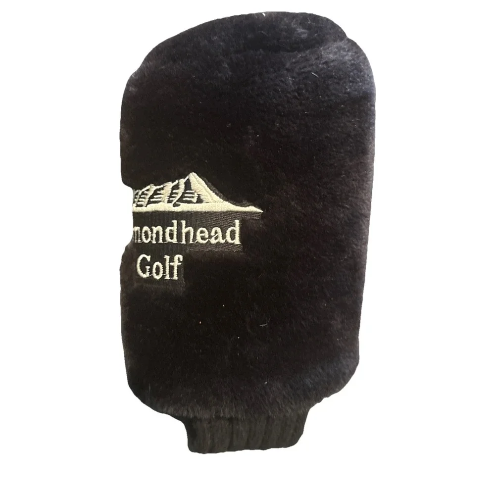 Diamondhead Golf Black Plush Driver or Fairway Headcover Very Nice!!